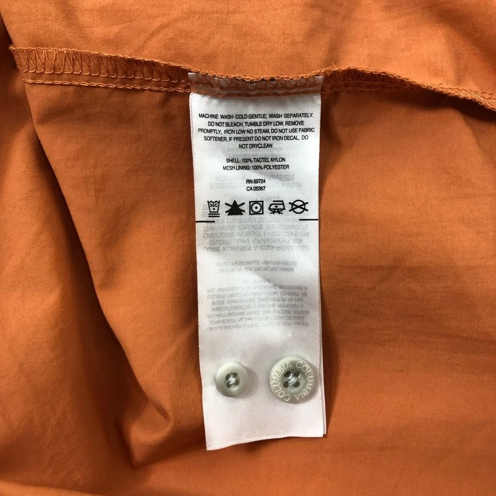 Columbia PFG Bahama II Men's Short Sleeved OmniShade UPF30 Burned Orange Shirt L